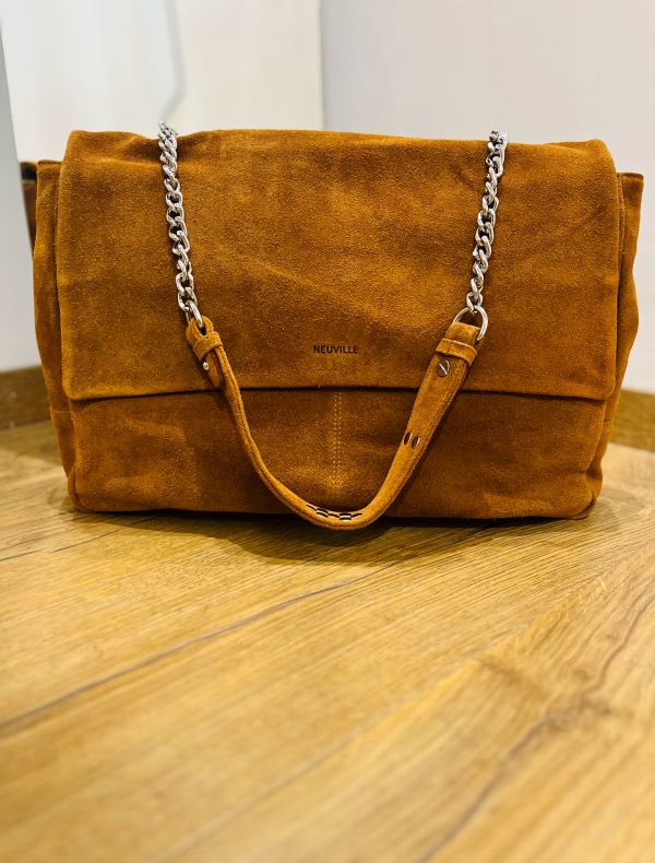 Sac RACHEL SUEDE camel NEUVILLE