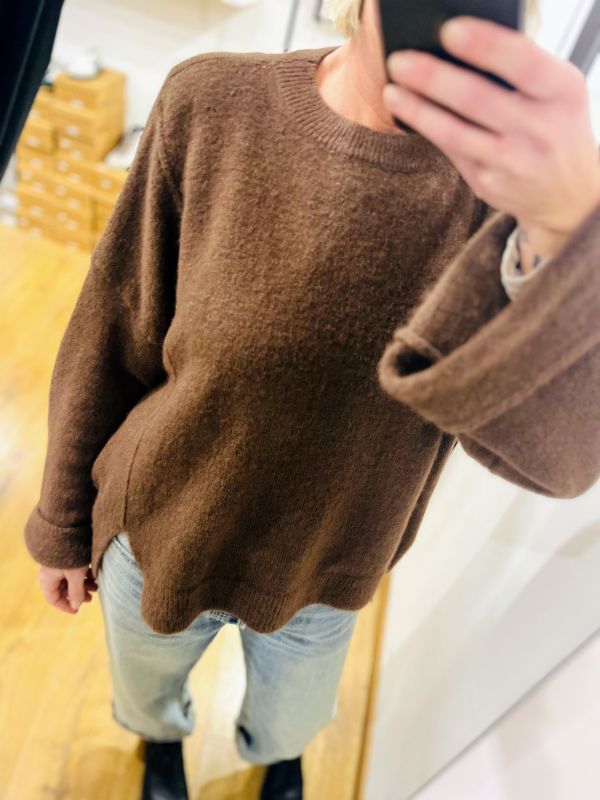 Pull MAYA chocolat NINETTE