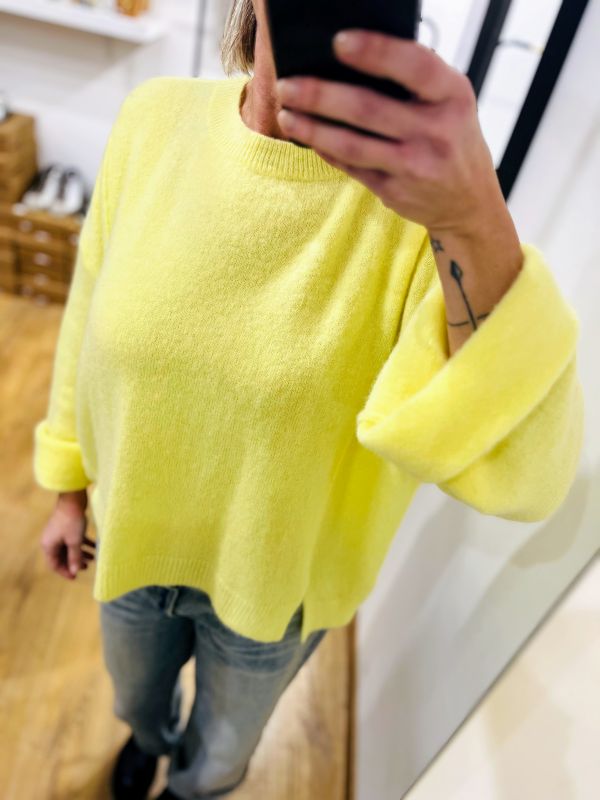 Pull MAYA jaune NINETTE